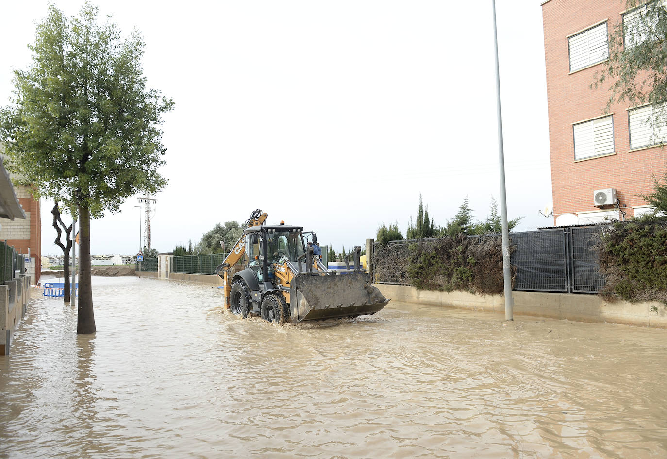 El municipio de Los Alcázares volvió a ser uno de los más afectados por el temporal que recorrió la Región