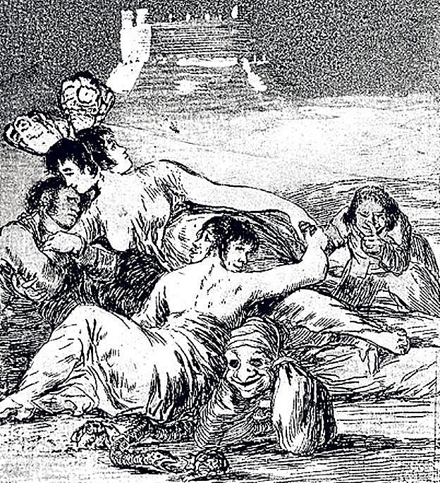 'Sueño de la mentira y la inconstancia', del pintor aragonés.