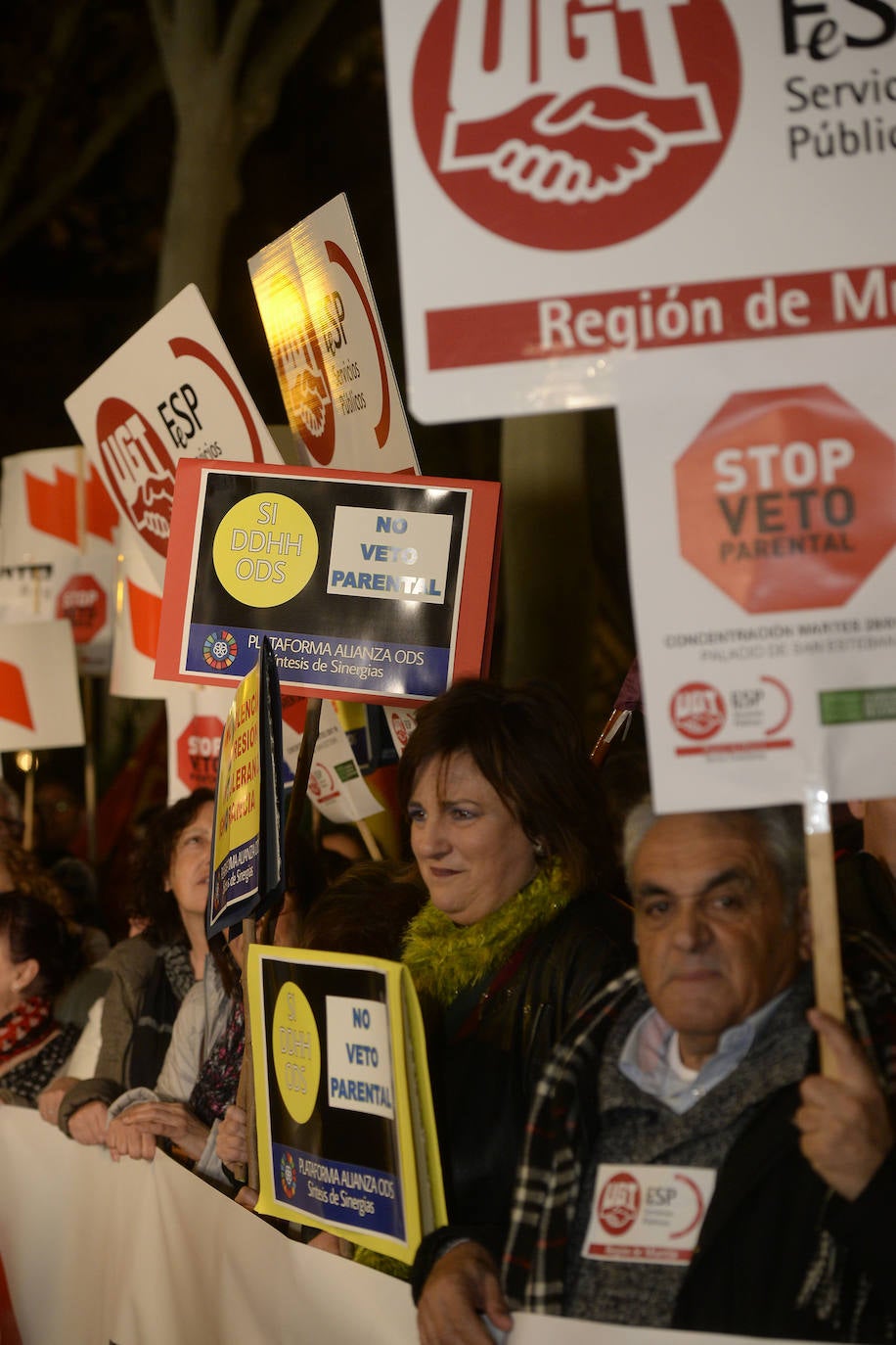 Fotos: Manifestación frente a San Esteban contra el &#039;pin parental&#039;