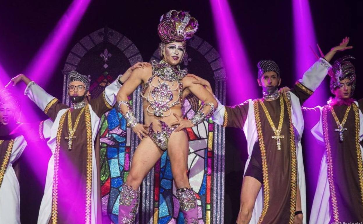 Imagen utilizada por el Ayuntamiento de Cartagena para promocionar el V Concurso Nacional de Drag-Queen la ciudad.