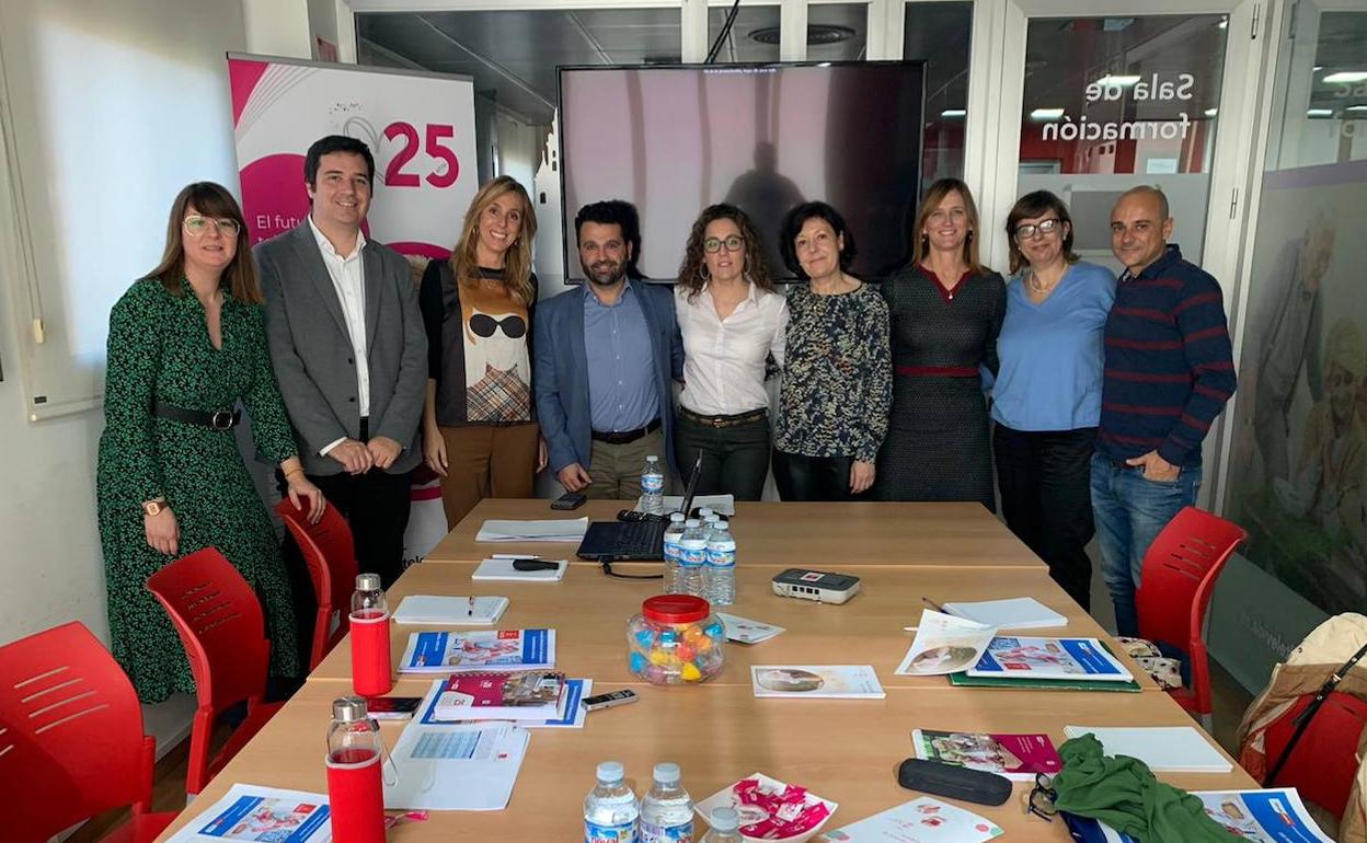 Presentación de la memoria 2019 de la empresa que gestiona la teleasistencia municipal, este martes.