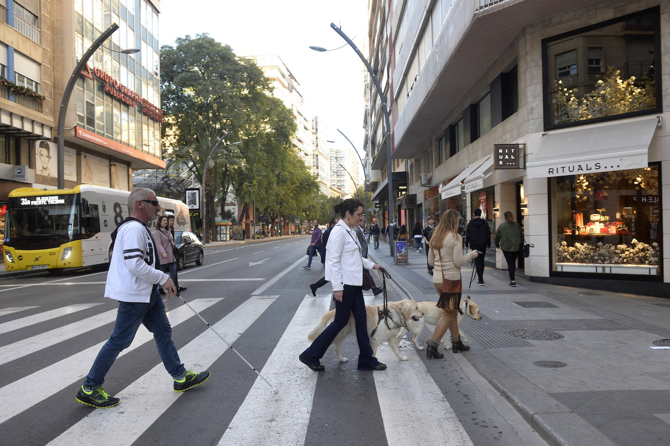 Fotos: Pasear totalmente &#039;a ciegas&#039; por Murcia