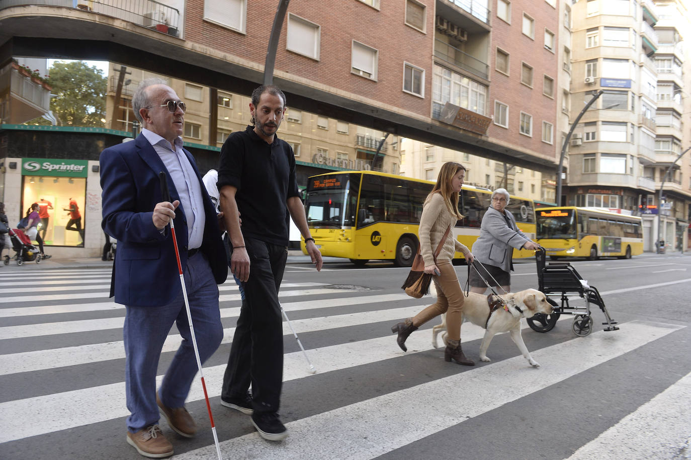 Fotos: Pasear totalmente &#039;a ciegas&#039; por Murcia