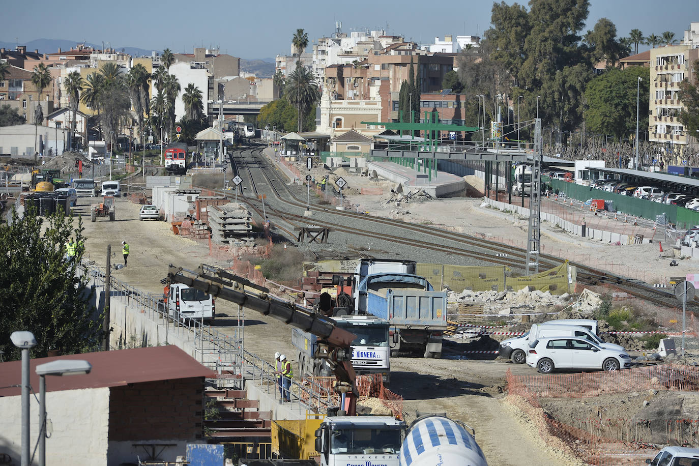 Fotos: Las obras para la llegada del AVE a Murcia no estarán concluidas hasta el verano de 2021