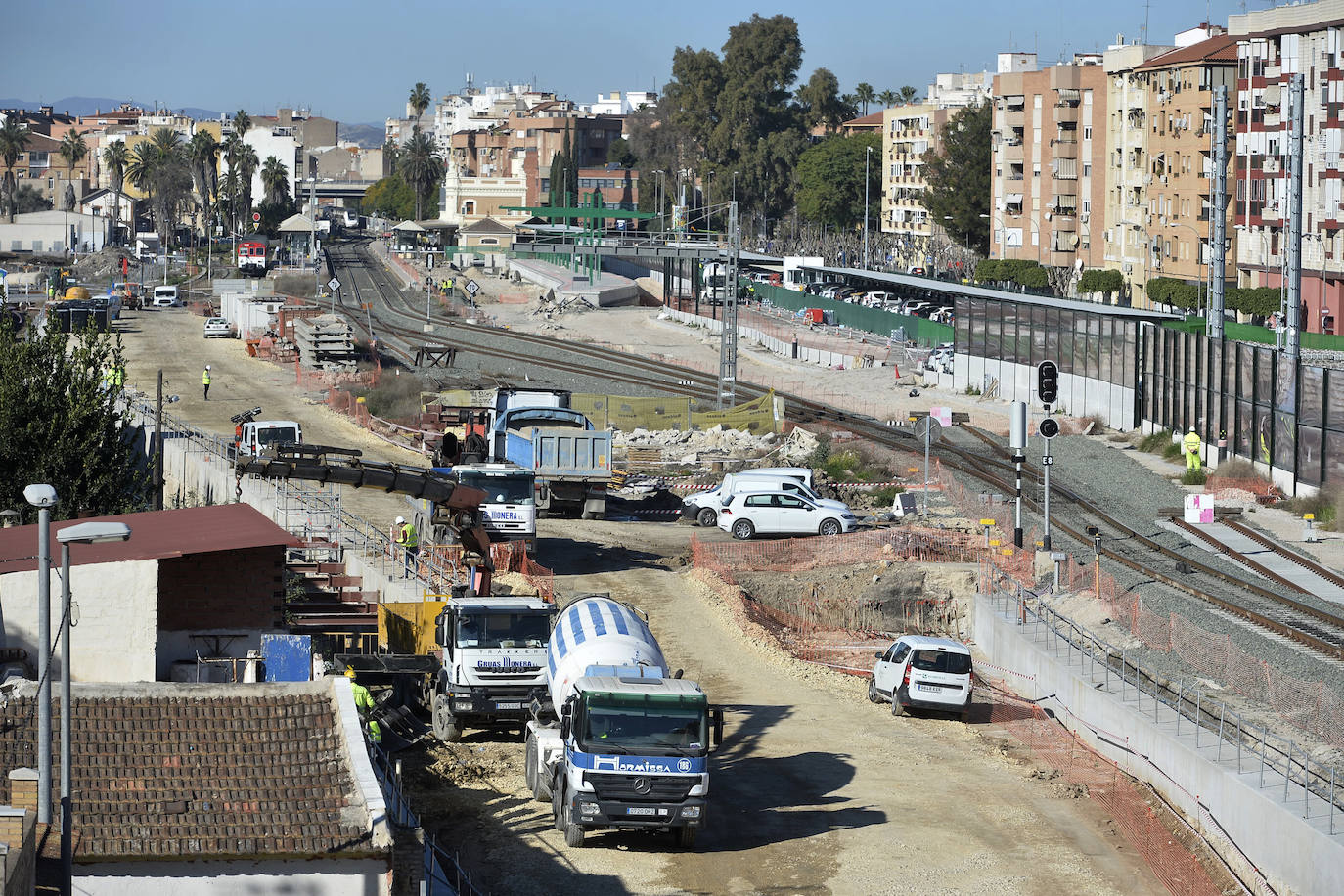 Fotos: Las obras para la llegada del AVE a Murcia no estarán concluidas hasta el verano de 2021