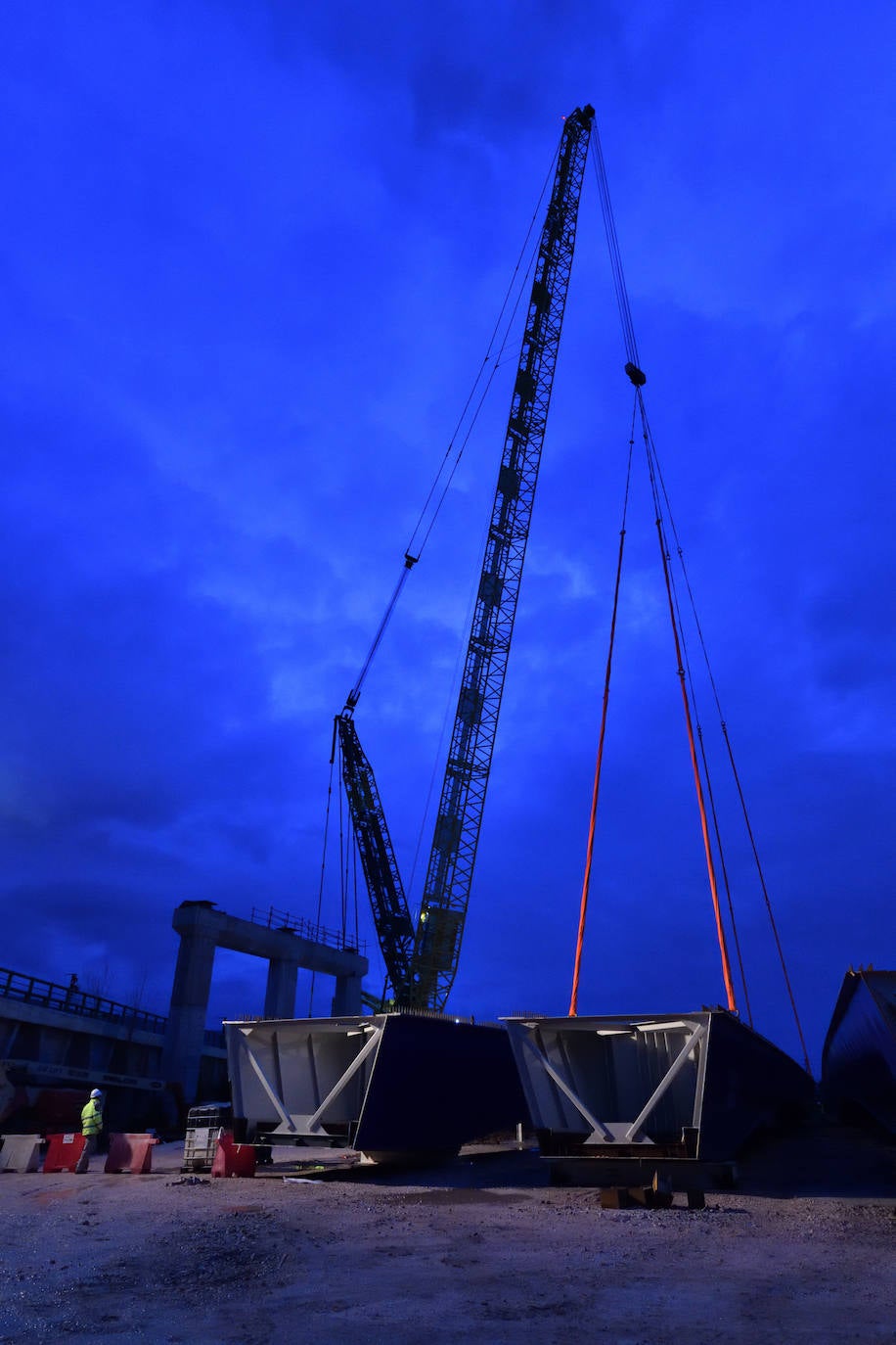 El Ministerio acelera las obras para aliviar el tráfico en el cinturón sur de Murcia. 