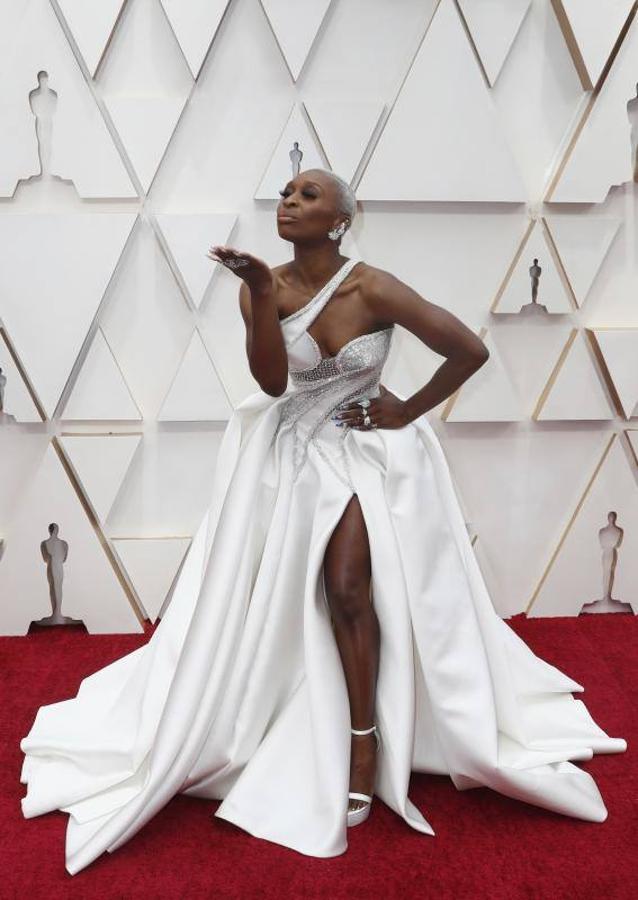 Cynthia Erivo, de Atelier Versace. 