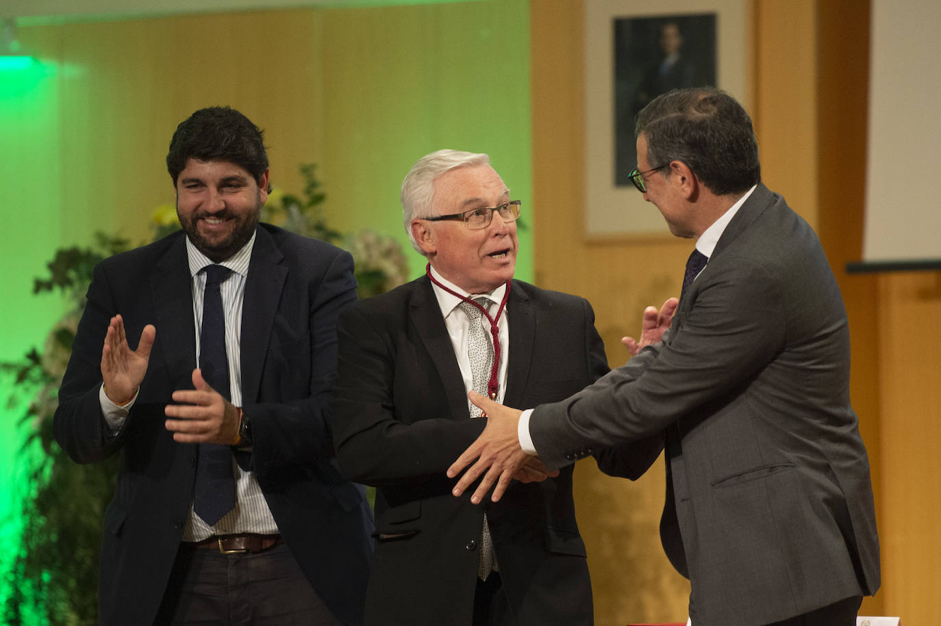 Fotos: La UMU entrega sus Medallas de Oro a los exrectores Lozano Teruel, Roca, Monreal, Ballesta y Cobacho