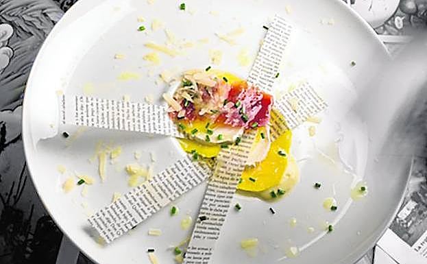 Plato del restaurante El Olivar, en Moratalla.