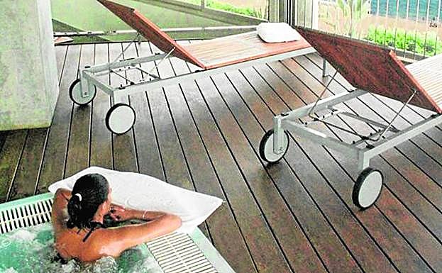 Momento de descanso en Spaxión Don Juan (Águilas).