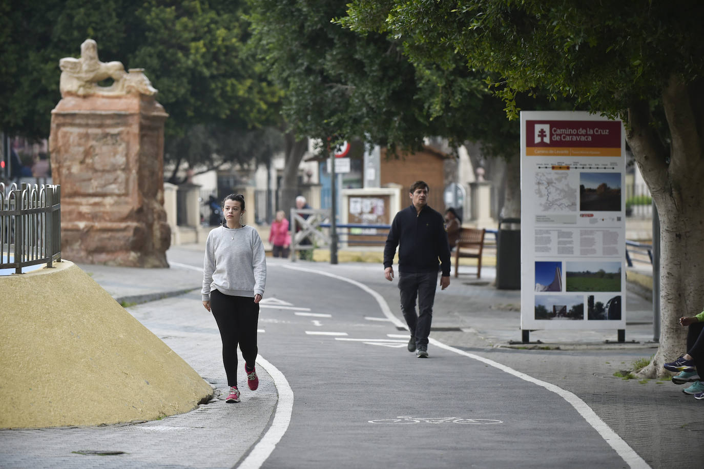 Fotos: El Ayuntamiento de Murcia crea un mapa para conocer las distancias entre las principales calles y plazas