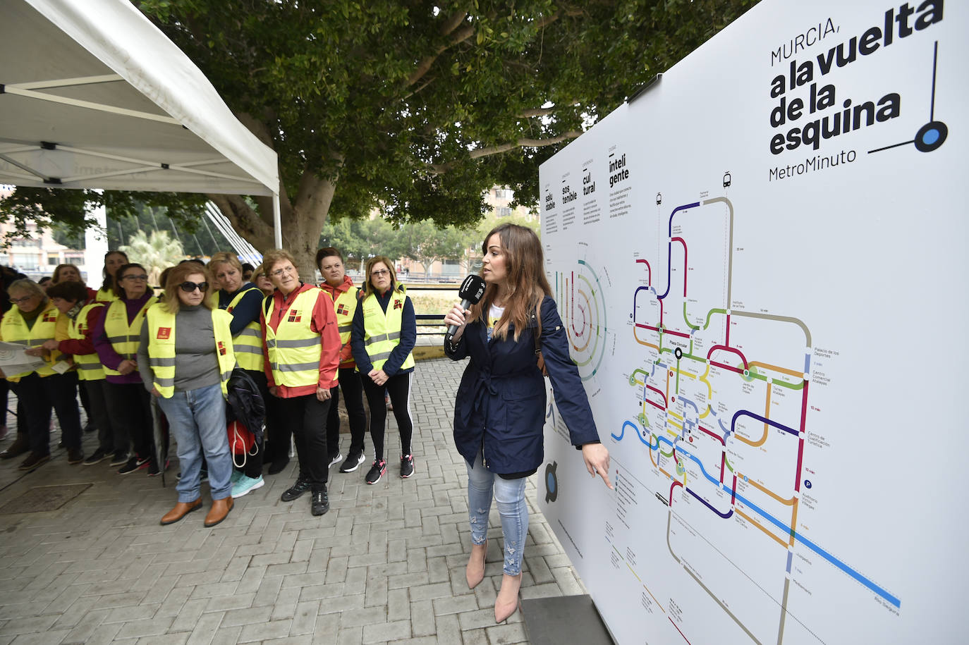 Fotos: El Ayuntamiento de Murcia crea un mapa para conocer las distancias entre las principales calles y plazas