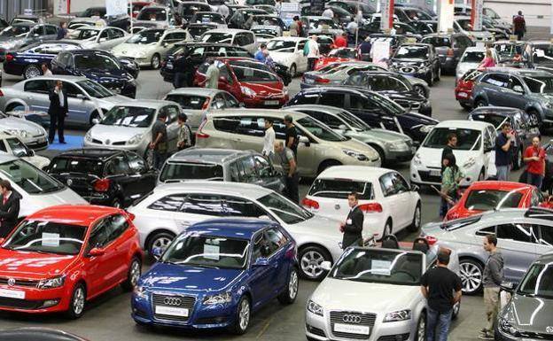 Feria de vehículos usados, en una imagen de archivo. 