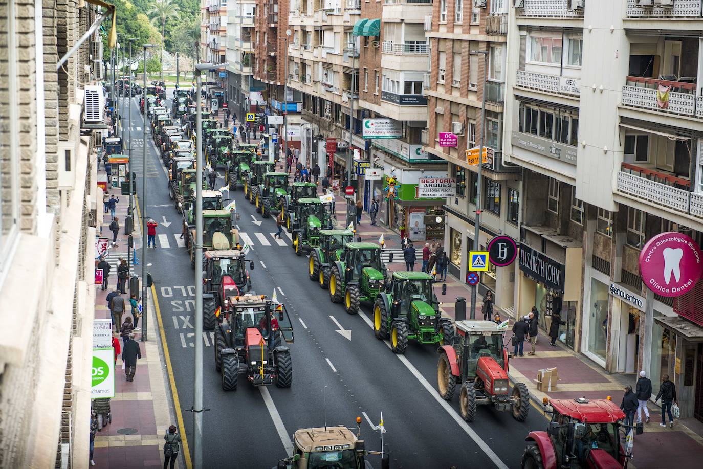 Fotos: La protesta del campo llega ya a Murcia