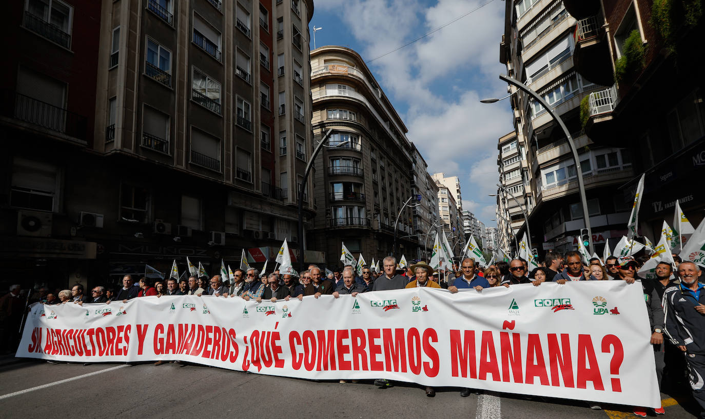 Fotos: La protesta del campo llega ya a Murcia