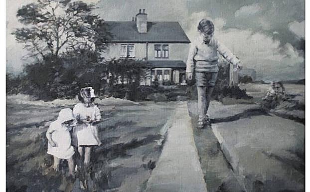 'S/T 1', óleo sobre lino de 2016. 