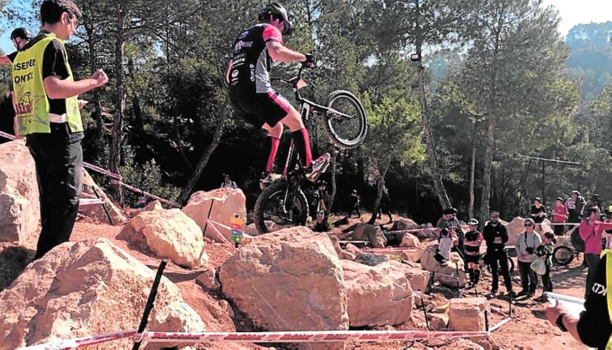 Raúl Martínez, en la prueba de ayer.