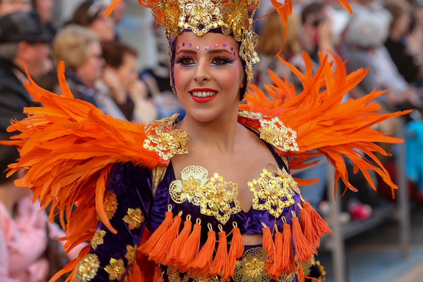 Fotos: Águilas se llena de color en el segunda gran desfile del Carnaval