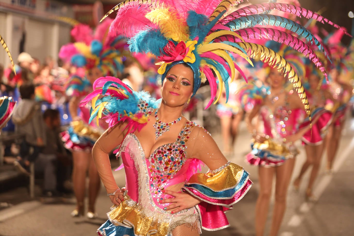 Fotos: Águilas se llena de color en el segunda gran desfile del Carnaval