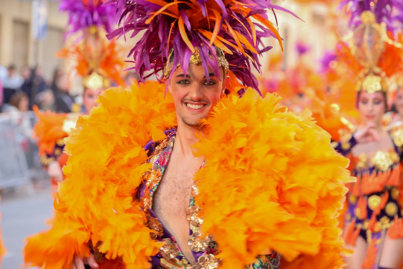 Fotos: Águilas se llena de color en el segunda gran desfile del Carnaval