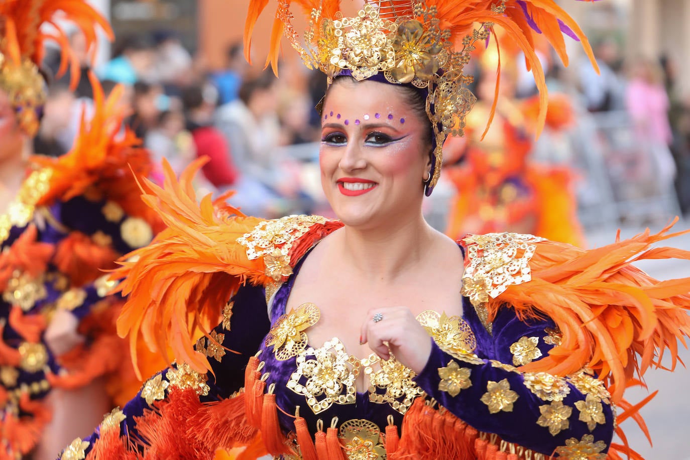 Fotos: Águilas se llena de color en el segunda gran desfile del Carnaval