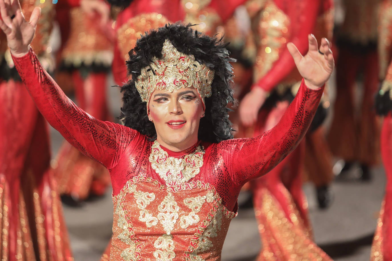 Fotos: Águilas se llena de color en el segunda gran desfile del Carnaval