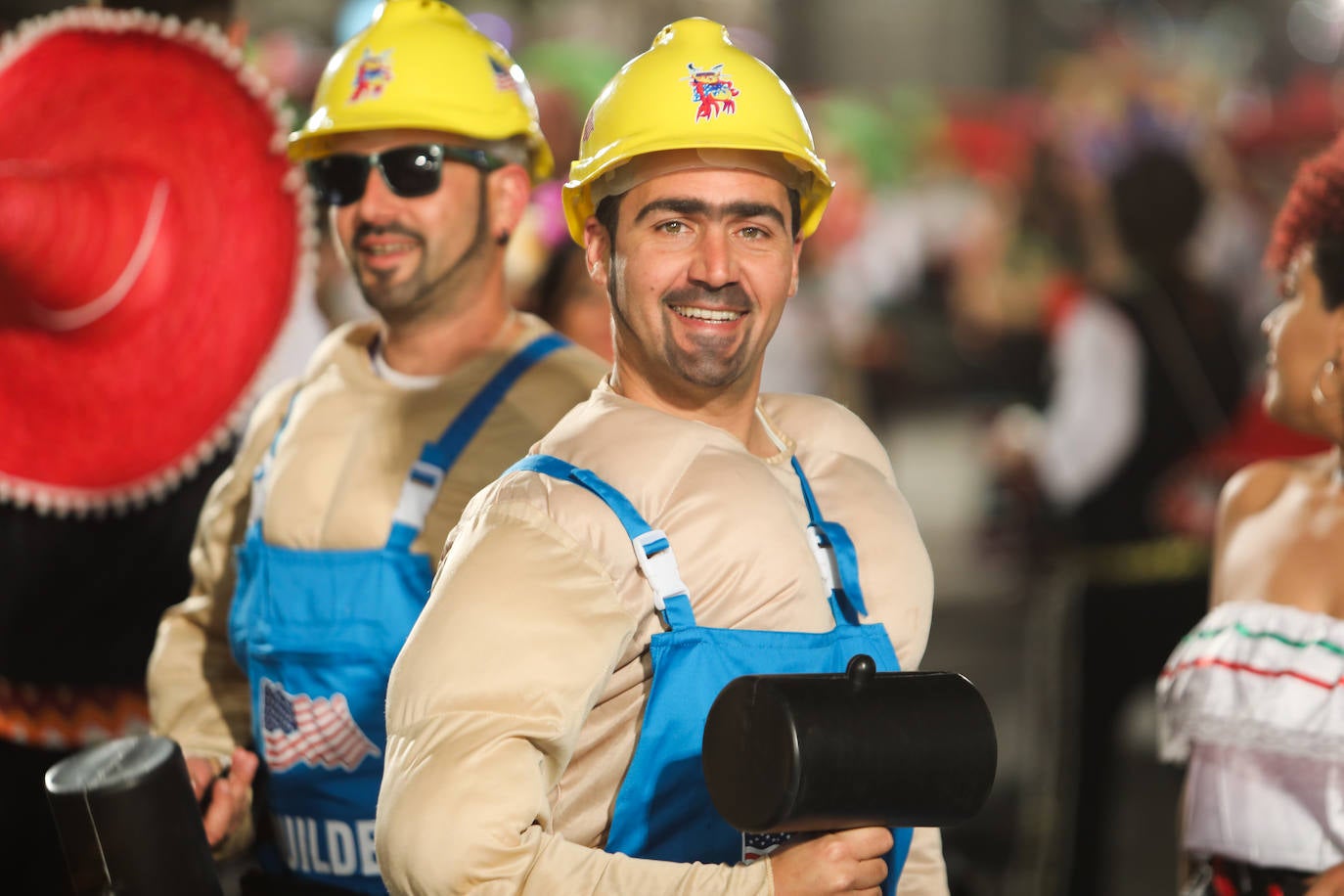 Fotos: Águilas se llena de color en el segunda gran desfile del Carnaval