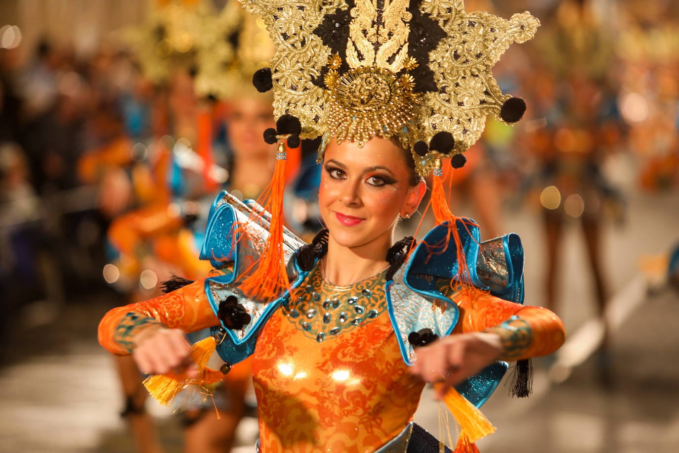 Fotos: Águilas se llena de color en el segunda gran desfile del Carnaval