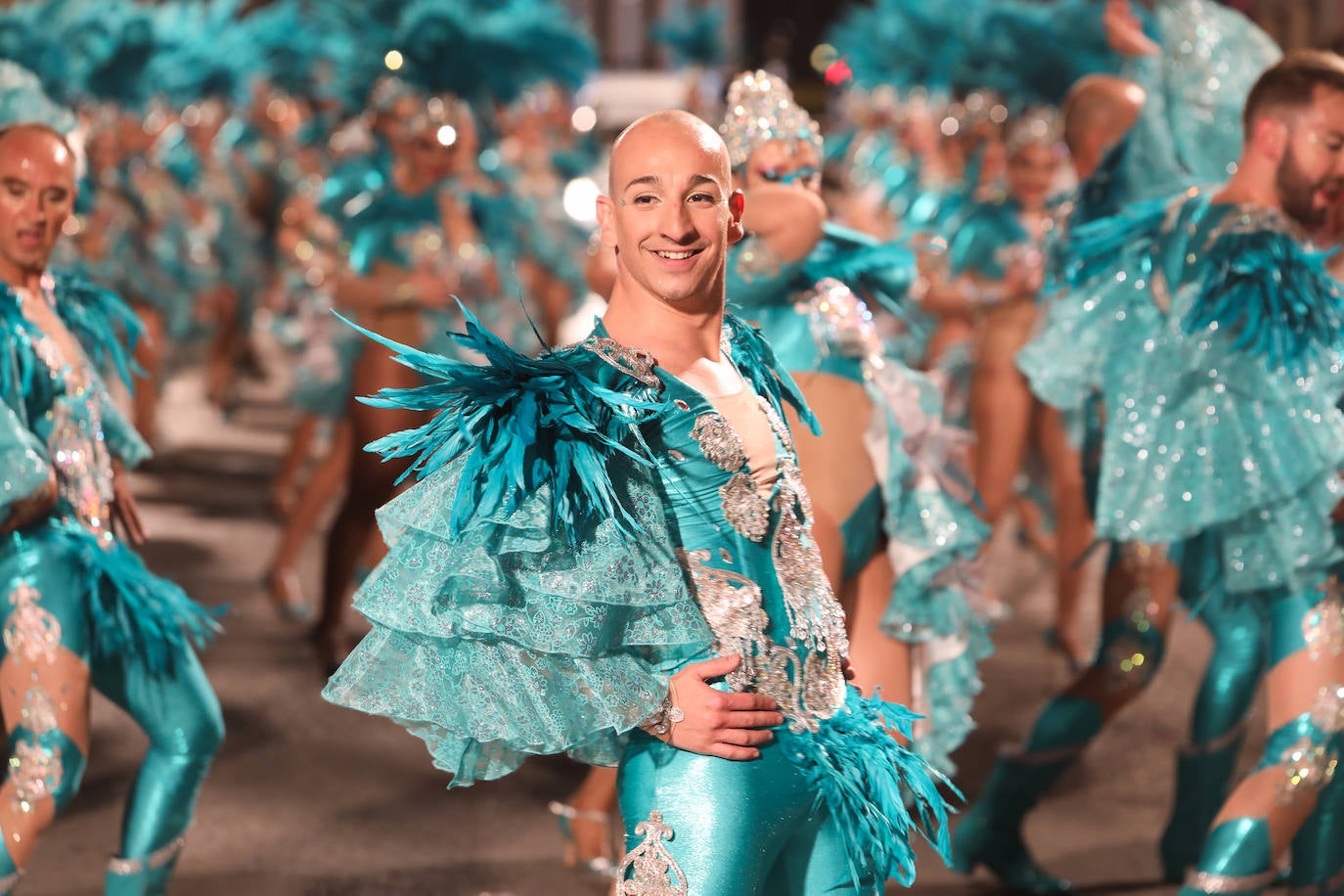 Fotos: Águilas se llena de color en el segunda gran desfile del Carnaval