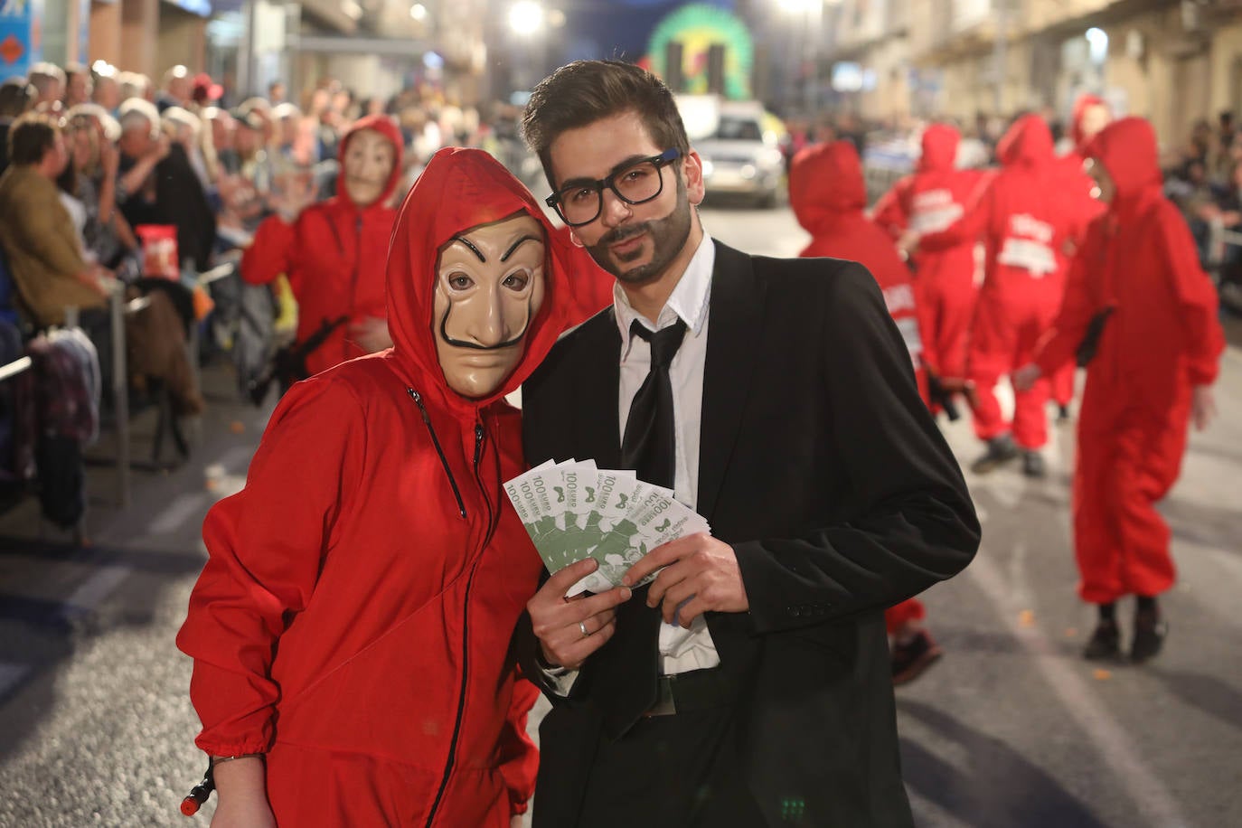 Fotos: Águilas se llena de color en el segunda gran desfile del Carnaval