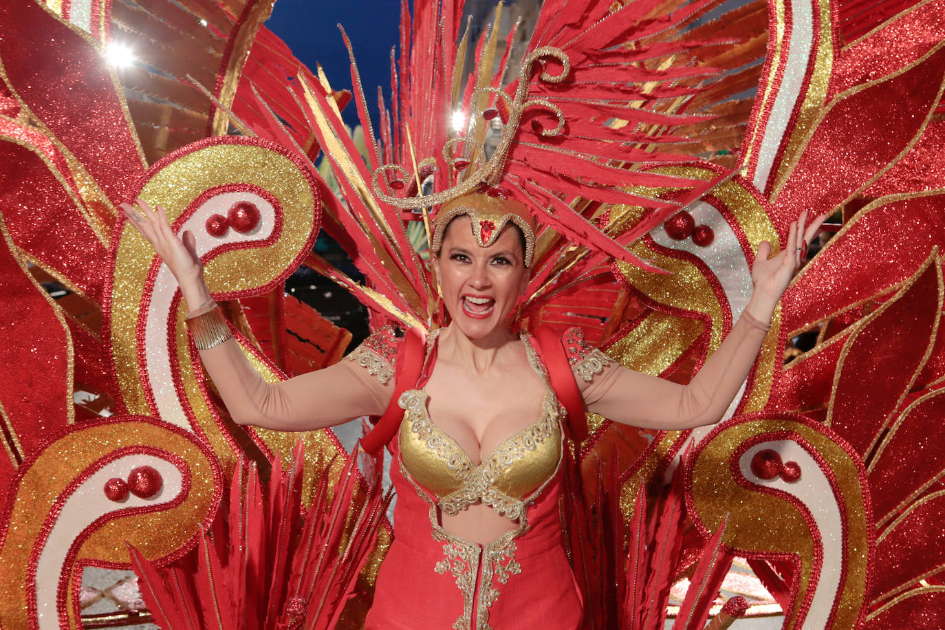 Fotos: Águilas se llena de color en el segunda gran desfile del Carnaval