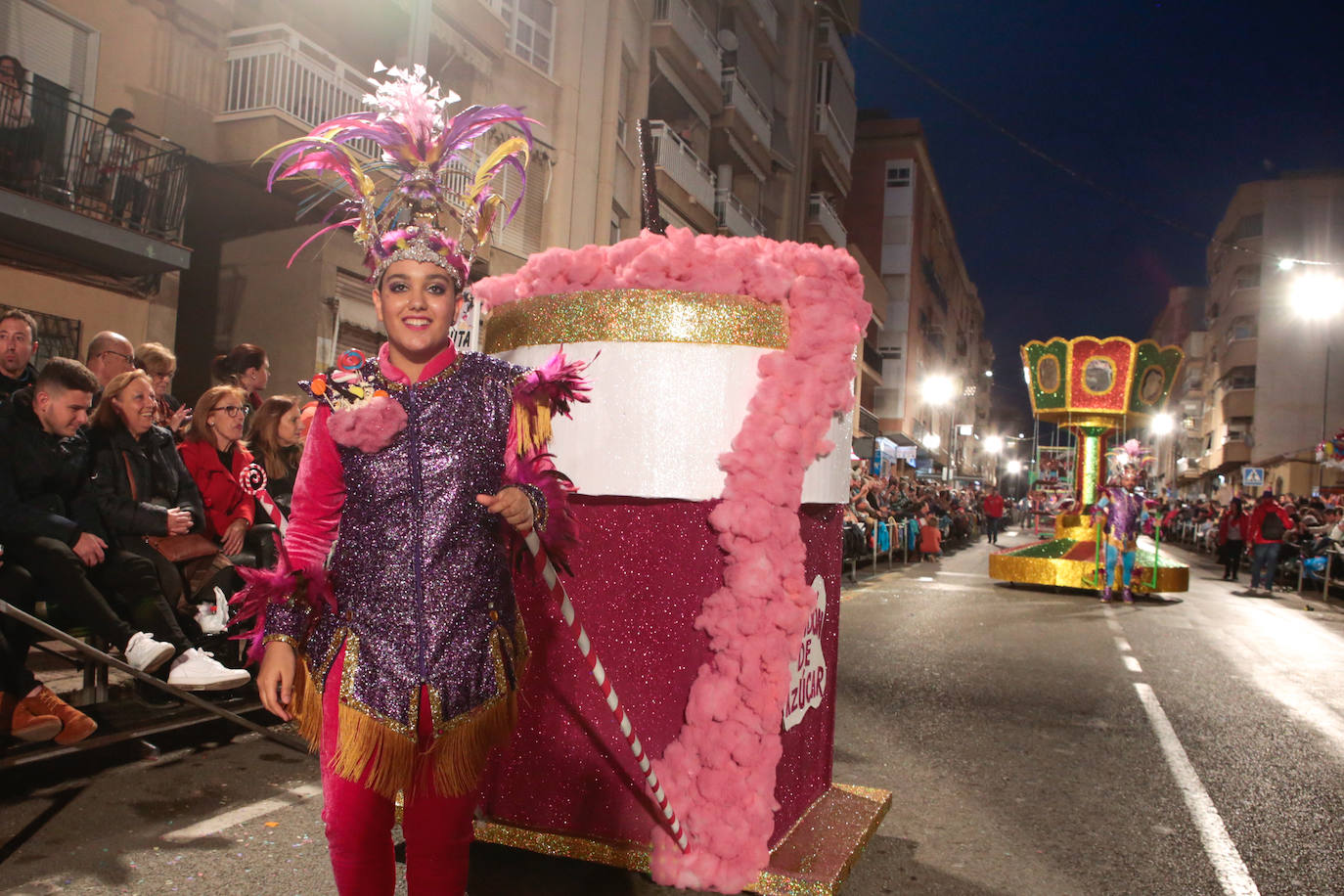 Fotos: Águilas se llena de color en el segunda gran desfile del Carnaval