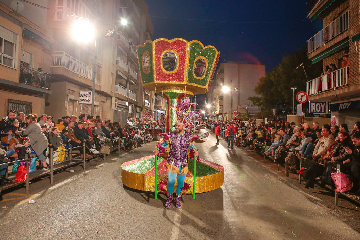 Fotos: Águilas se llena de color en el segunda gran desfile del Carnaval