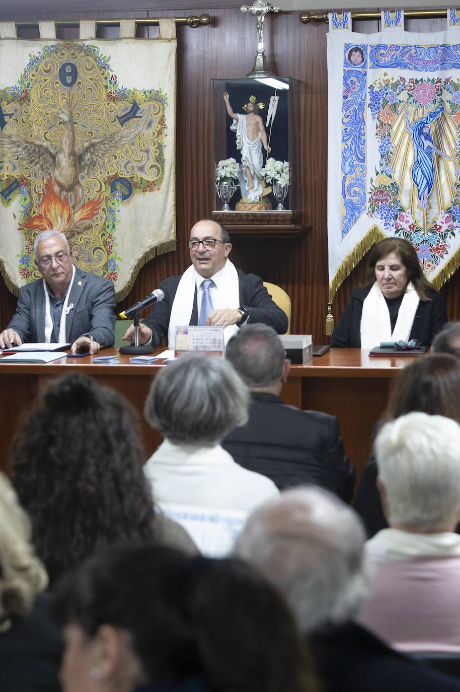 Fotos: Un centenar de funcionarios de Cartagena boicotean el acto de La Llamada