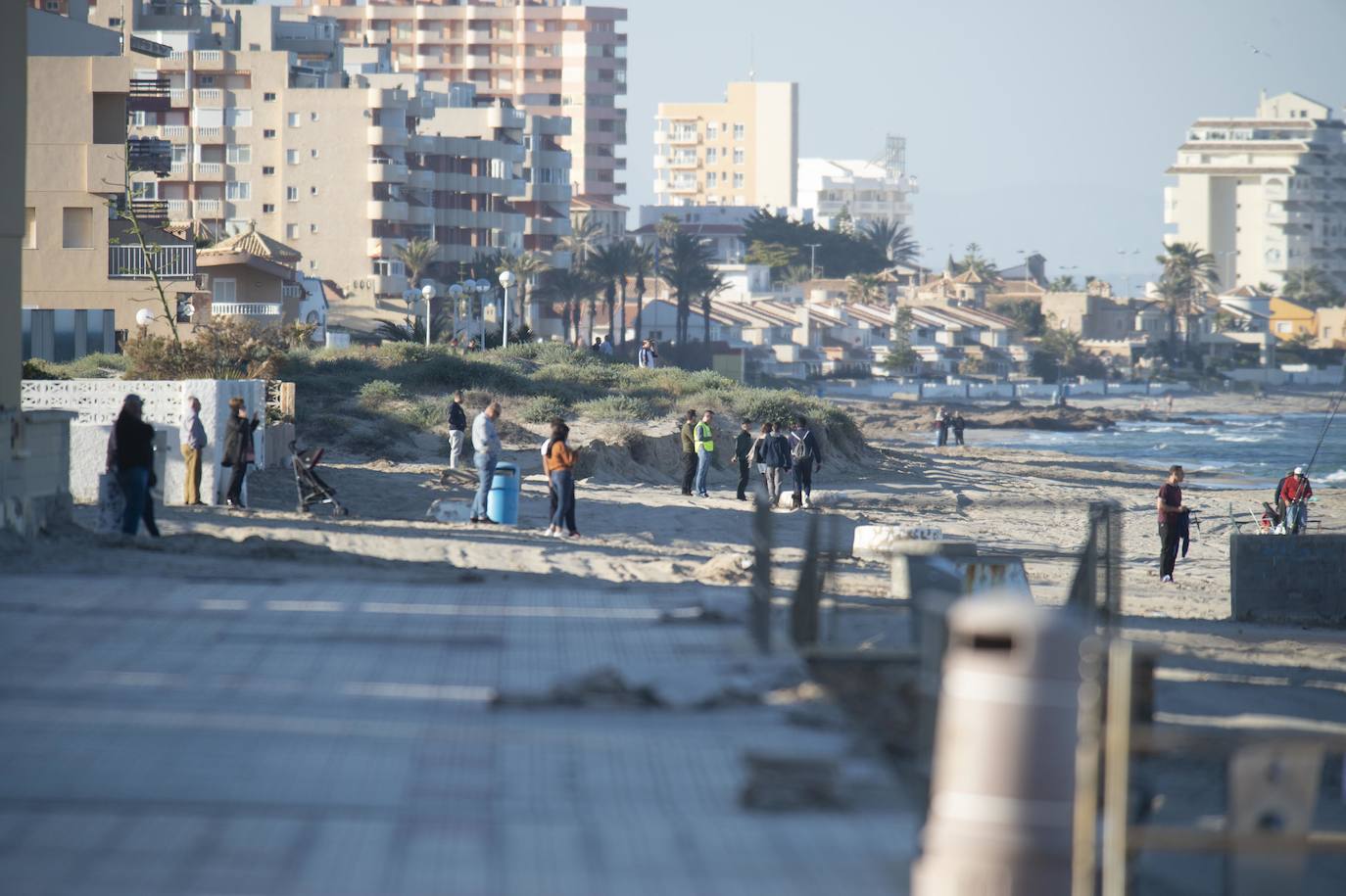 Fotos: Nuevo accidente de un piloto de la AGA en la costa de la Región de Murcia