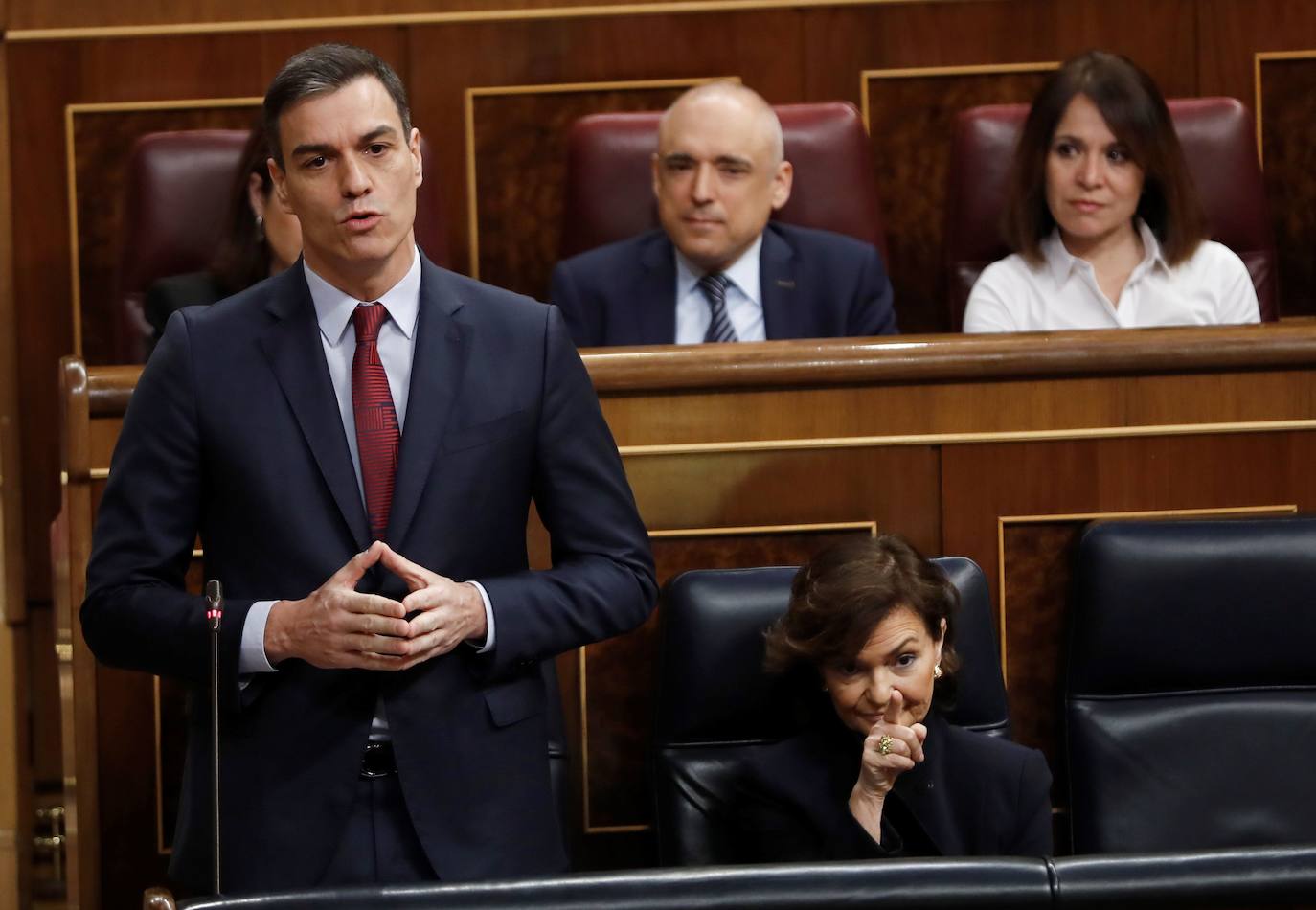 Pedro Sánchez, presidente del Gobierno. 