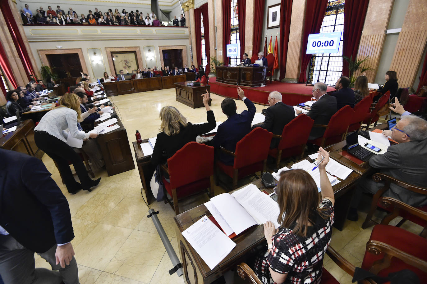 Fotos: Sesión del Pleno de Murcia