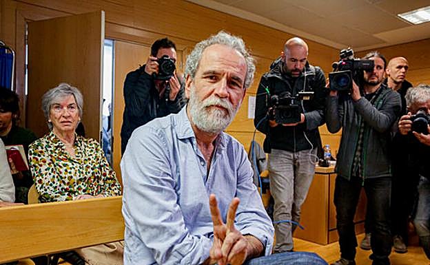 Willy Toledo, en el inicio del juicio en Madrid.