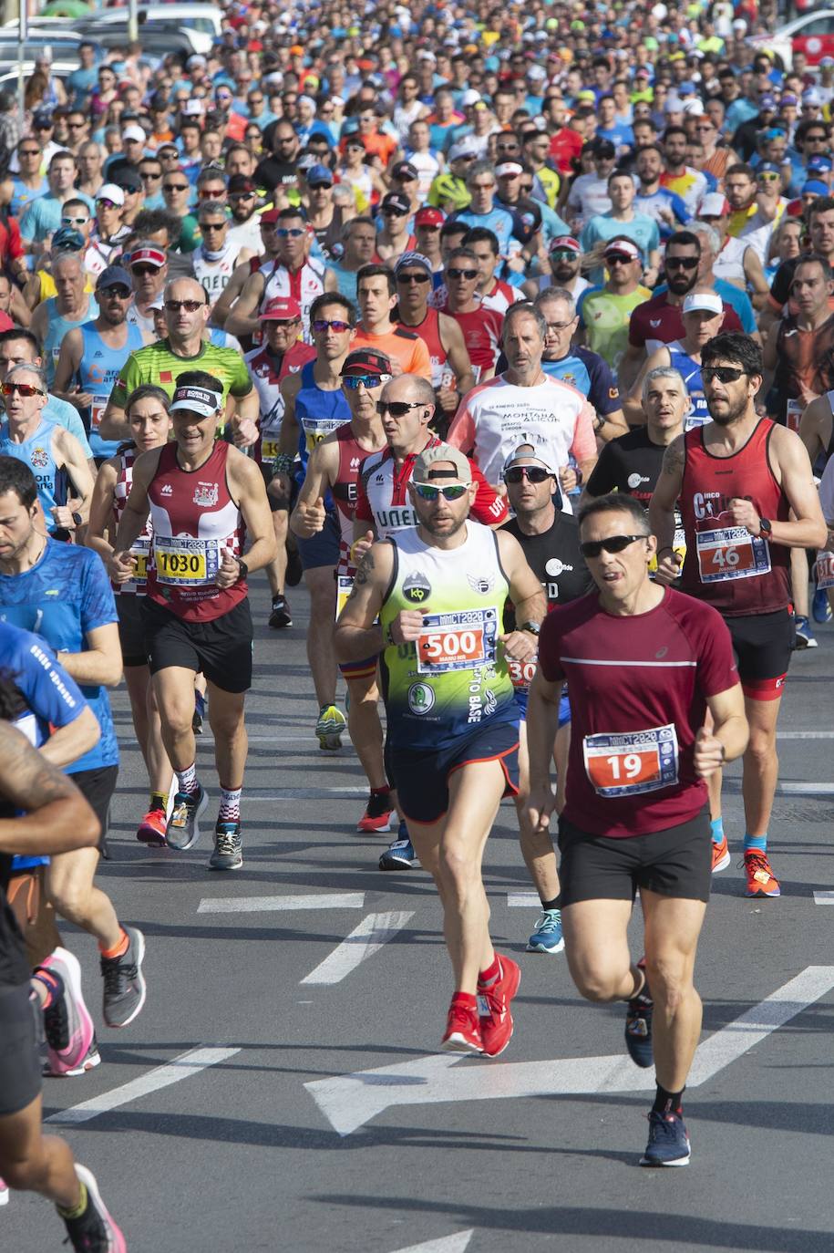 Fotos: Juan Ramón García y Wafiya Benali vencen en la Media Maratón de Cartagena