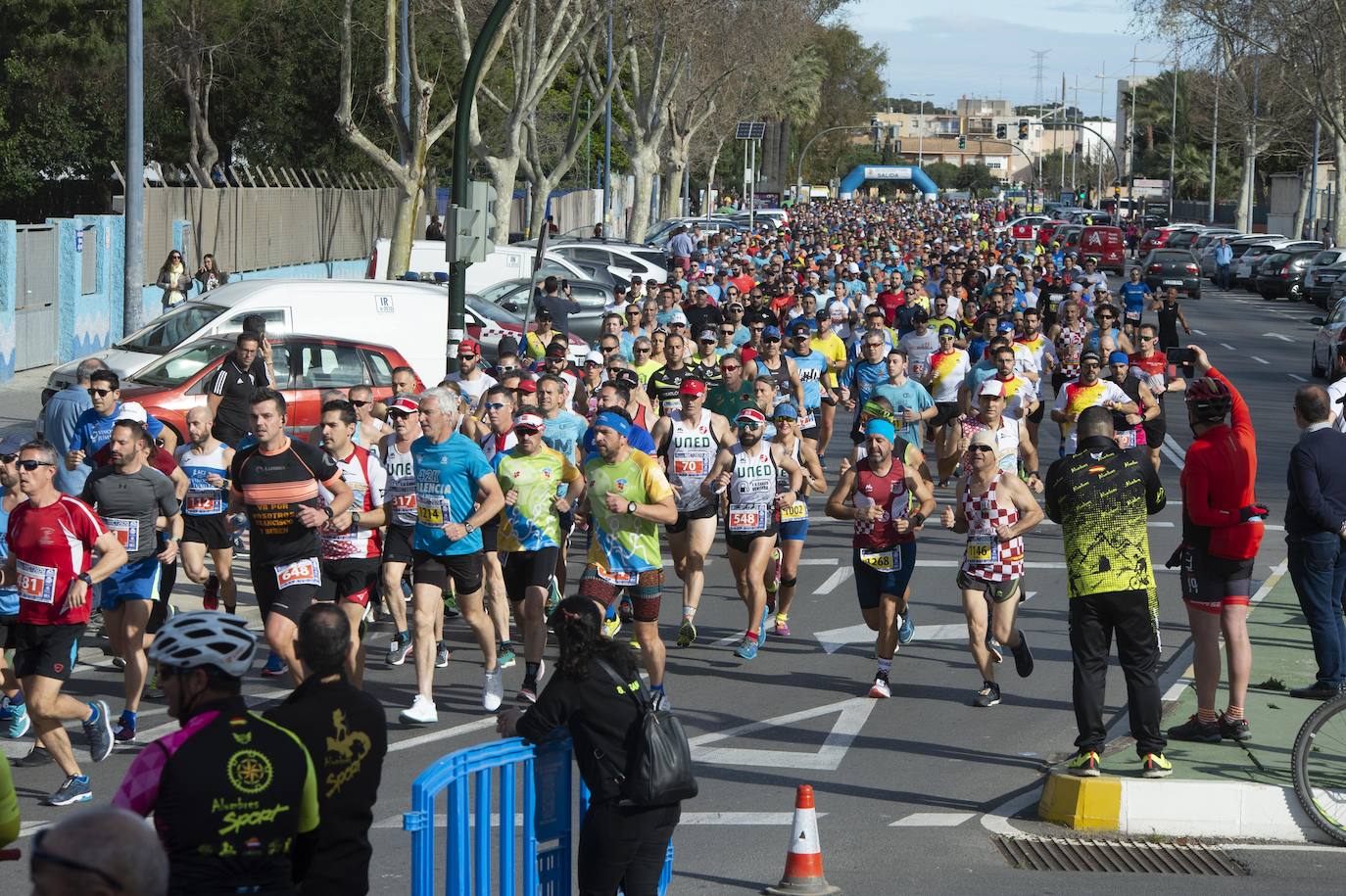 Fotos: Juan Ramón García y Wafiya Benali vencen en la Media Maratón de Cartagena