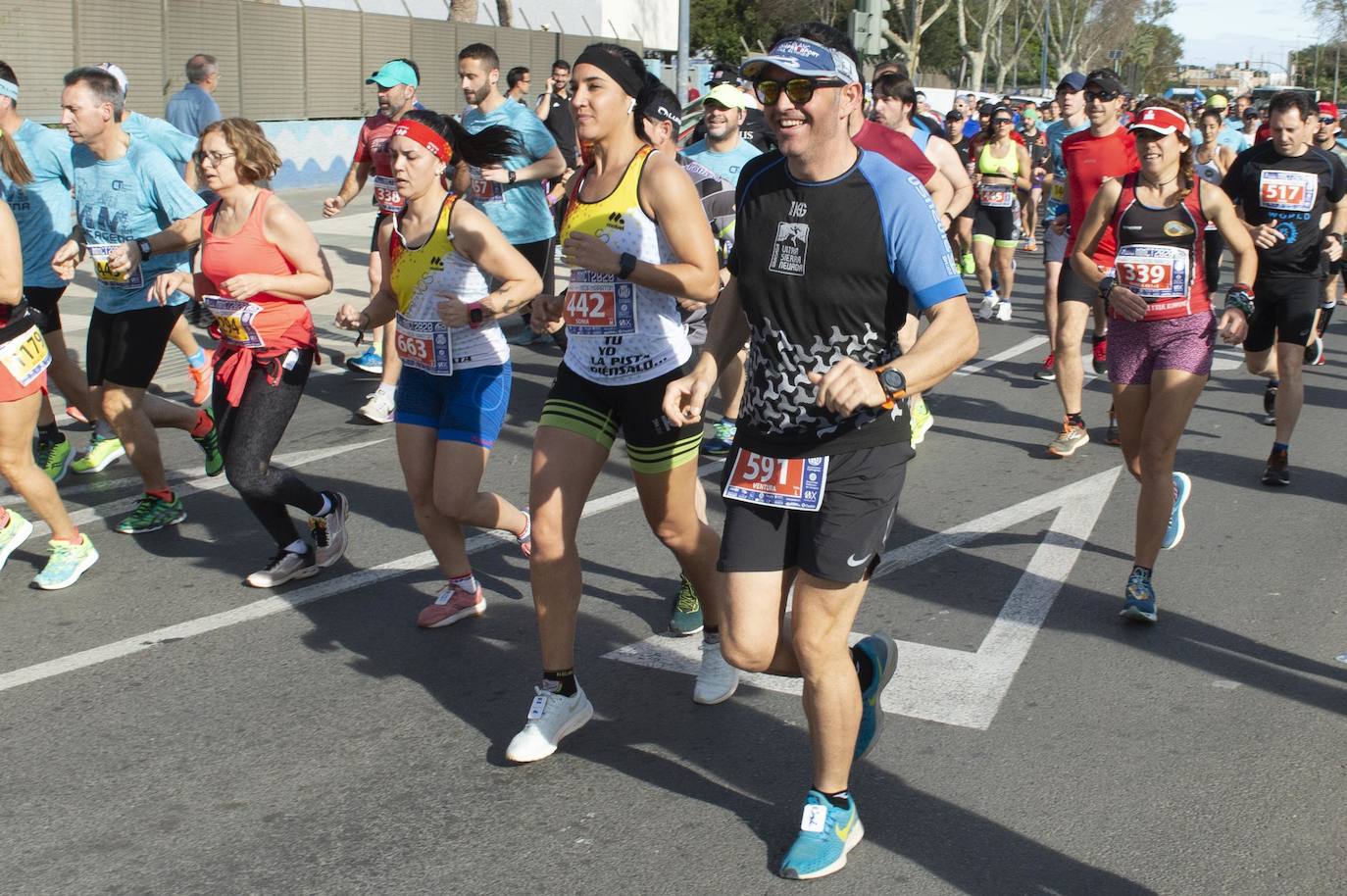 Fotos: Juan Ramón García y Wafiya Benali vencen en la Media Maratón de Cartagena