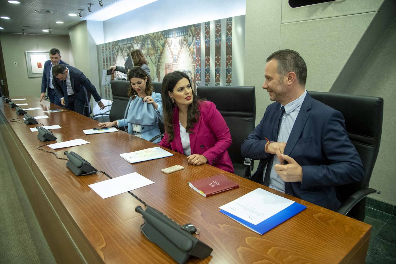 Fotos: Imágenes de la Junta de Portavoces de la Asamblea regional de este jueves