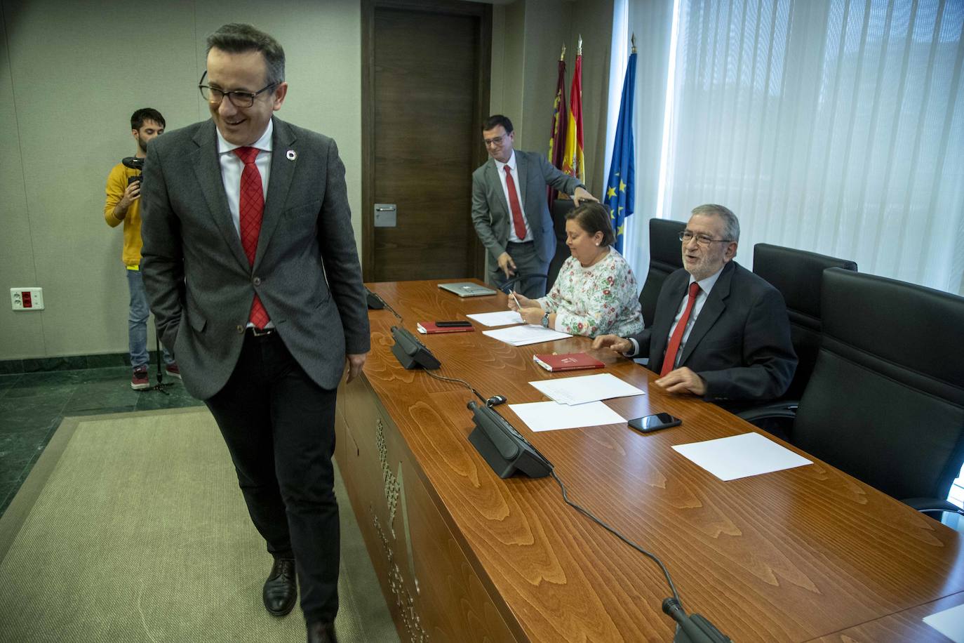 Fotos: Imágenes de la Junta de Portavoces de la Asamblea regional de este jueves