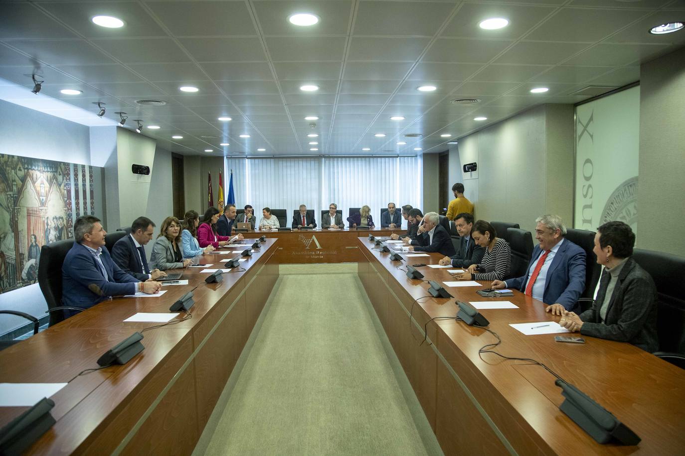 Fotos: Imágenes de la Junta de Portavoces de la Asamblea regional de este jueves