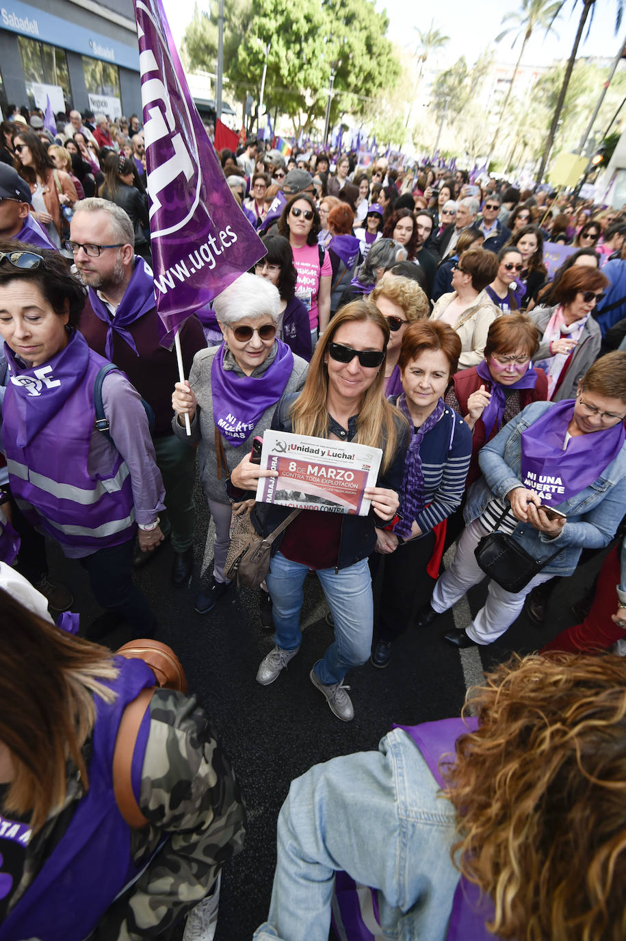 La manifestación transcurrió en un ambiente sano, alegre y reivindicativo.