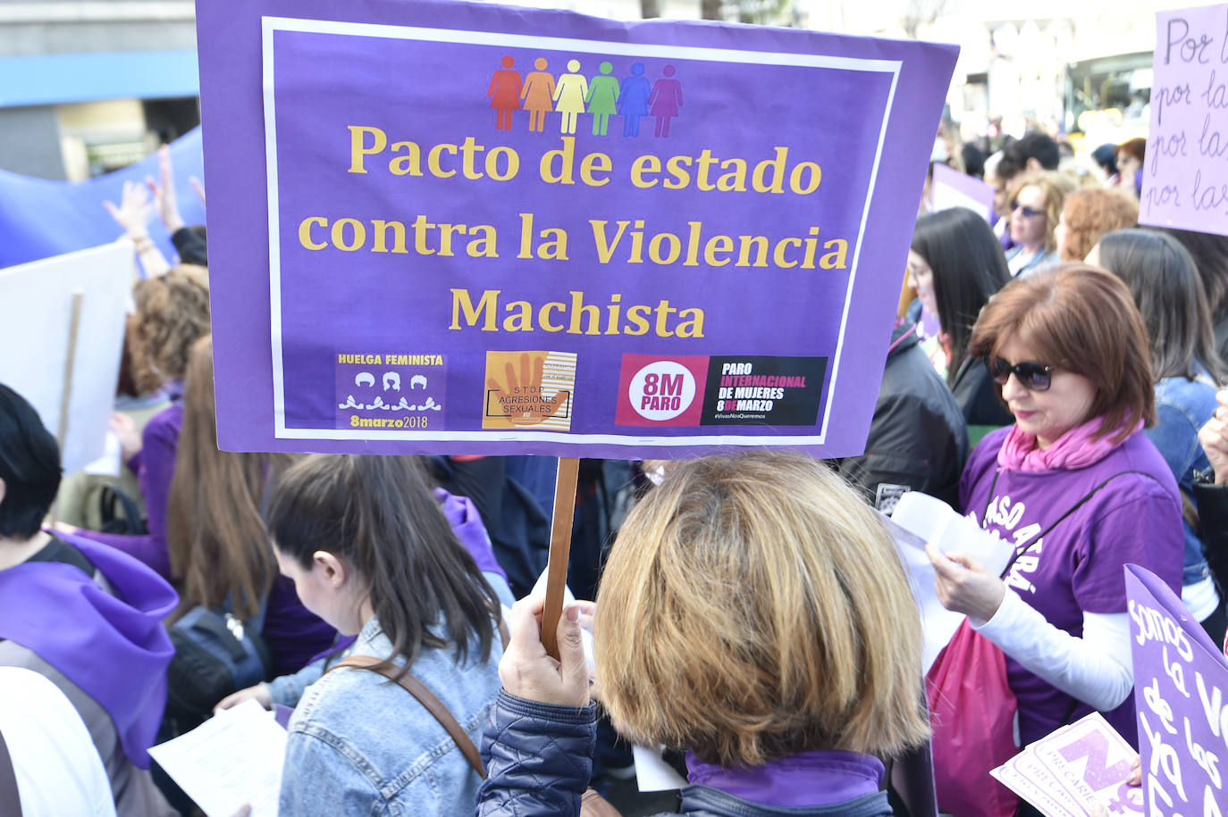 La manifestación transcurrió en un ambiente sano, alegre y reivindicativo.