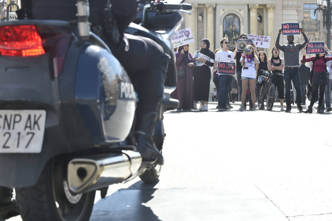 La manifestación transcurrió en un ambiente sano, alegre y reivindicativo.