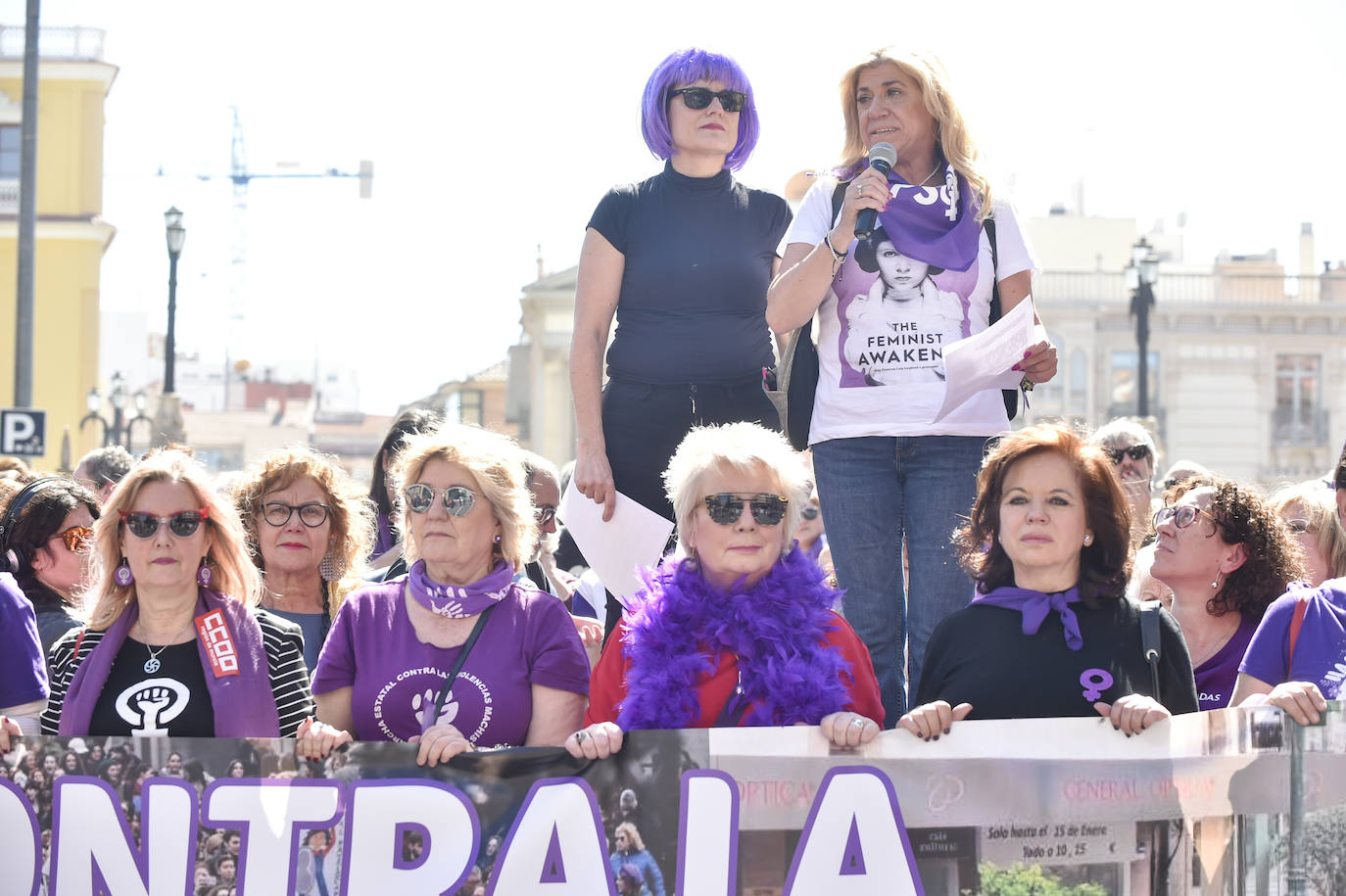 La manifestación transcurrió en un ambiente sano, alegre y reivindicativo.