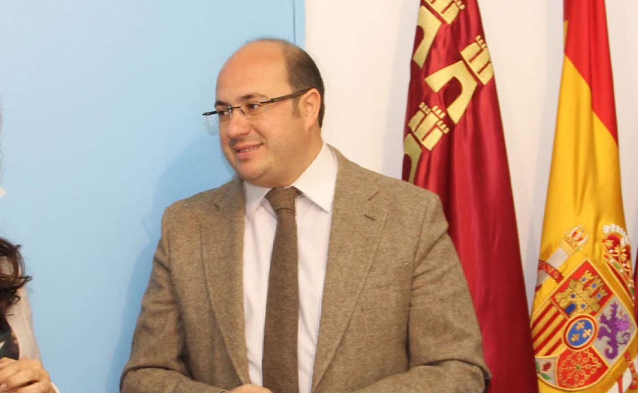 Imagen de archivo de Pedro Antonio Sánchez en su etapa como alcalde de Puerto Lumbreras.