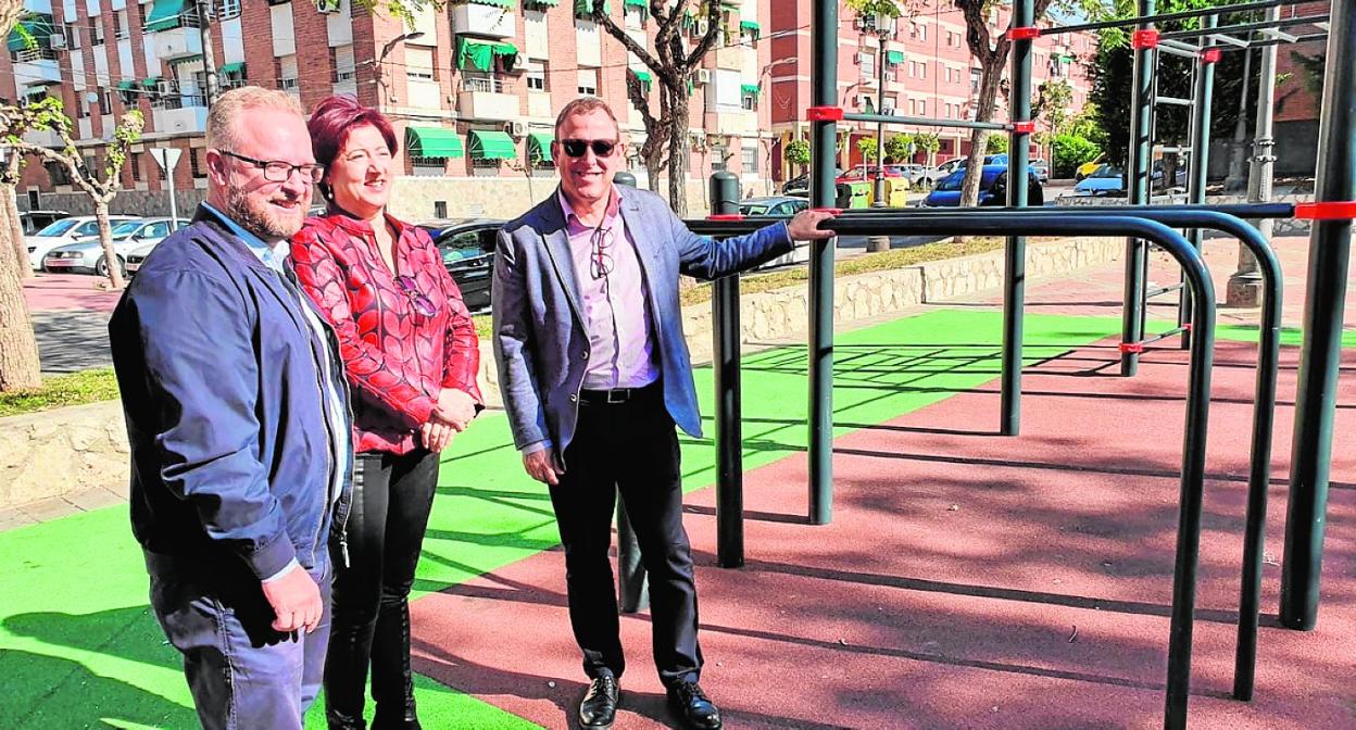 Juegos de calistenia en cuatro zonas de Molina de Segura